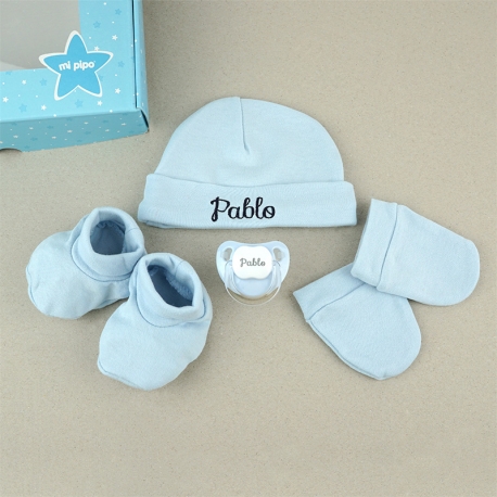 Set de regalo personalizado para bebés, dentición del bebé, regalo para  recién nacidos, caja de regalo personalizada para bebés, crecimiento  personalizado para bebés, conejito edredón -  España