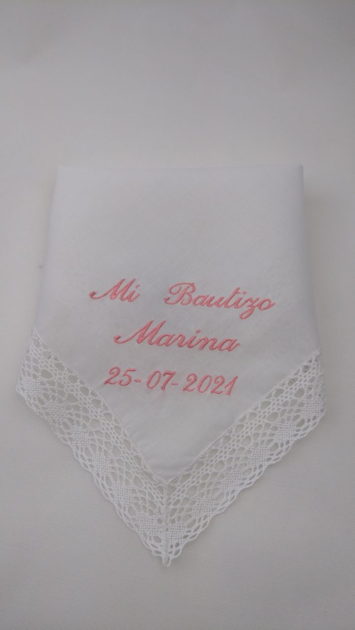 Pañuelo personalizado, pañuelo rojo, pañuelo de novia, pañuelo